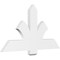 Ekena Millwork Redmond Architectural Grade PVC Gable Bracket, 48"W x 26"H x 2"D x 6"F, 13/12 Pitch GBP048X26X0206RED00 - alternate 1
